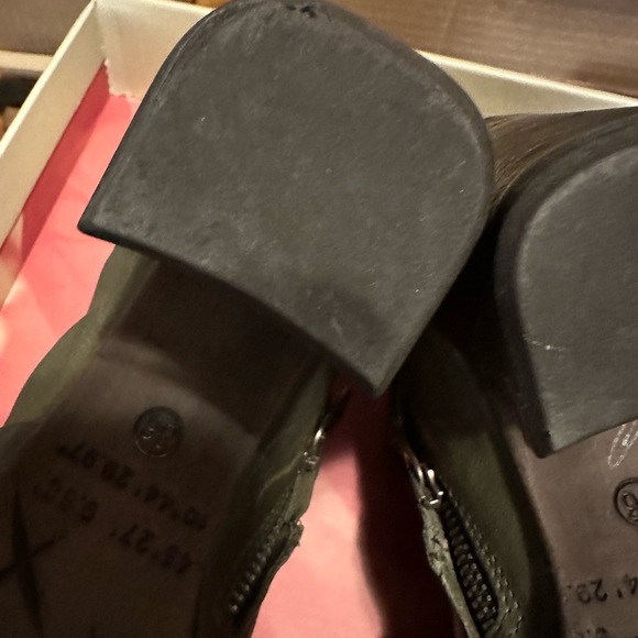 AS.98 green heeled booties - Picture 10 of 14